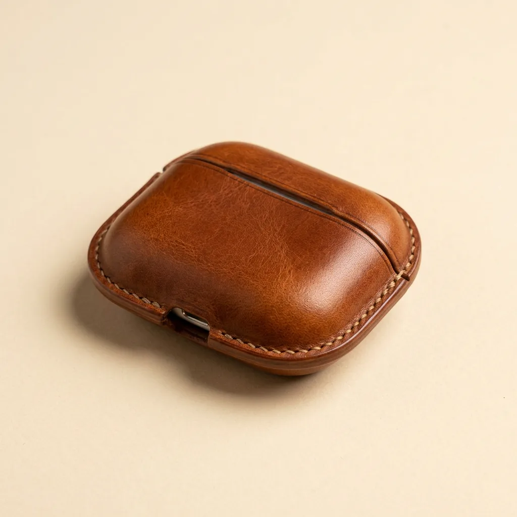 Etui na słuchawki TWS — Koniak