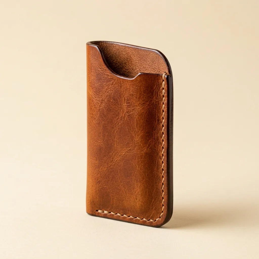 Etui na nóż składany — Koniak