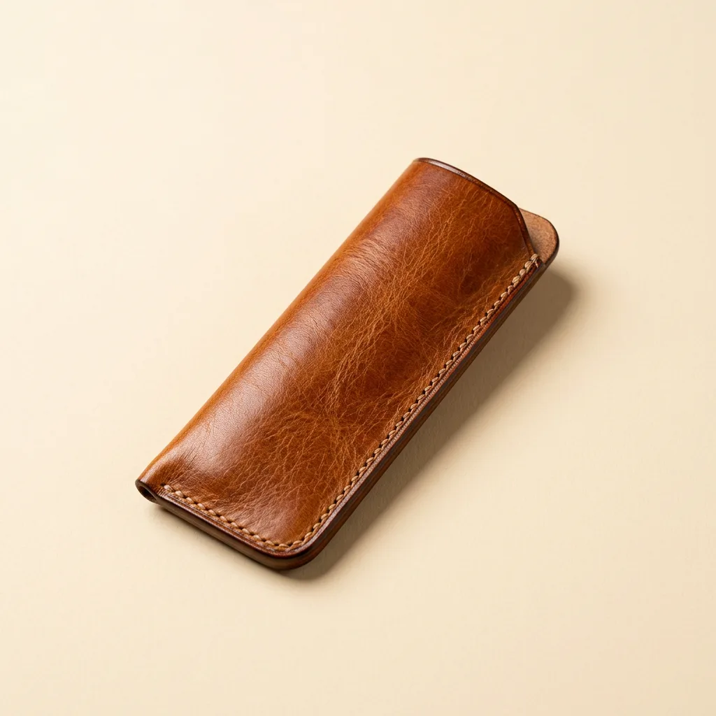 Etui na pióro / długopis — Koniak